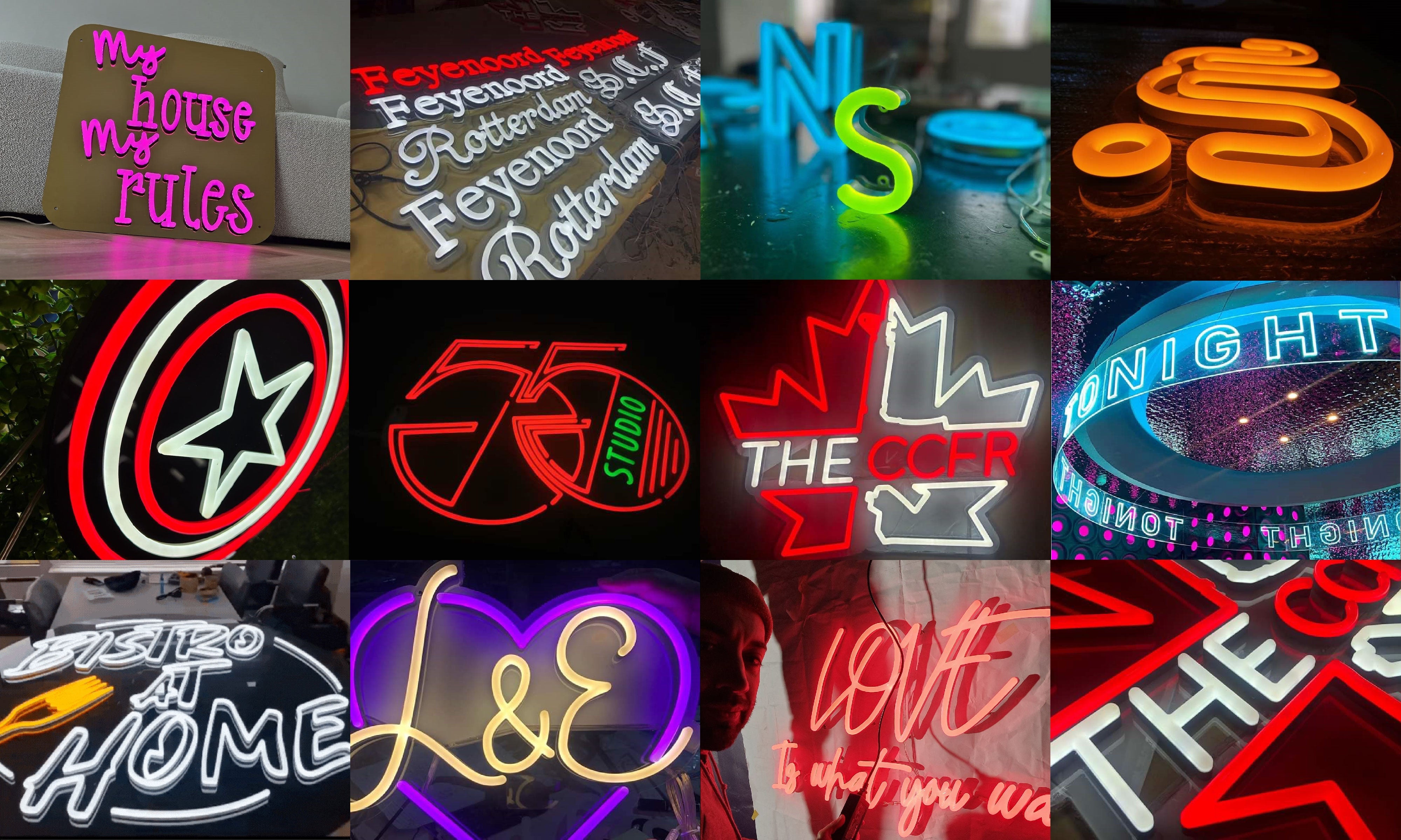 acryl neon sign, dutch neon sign