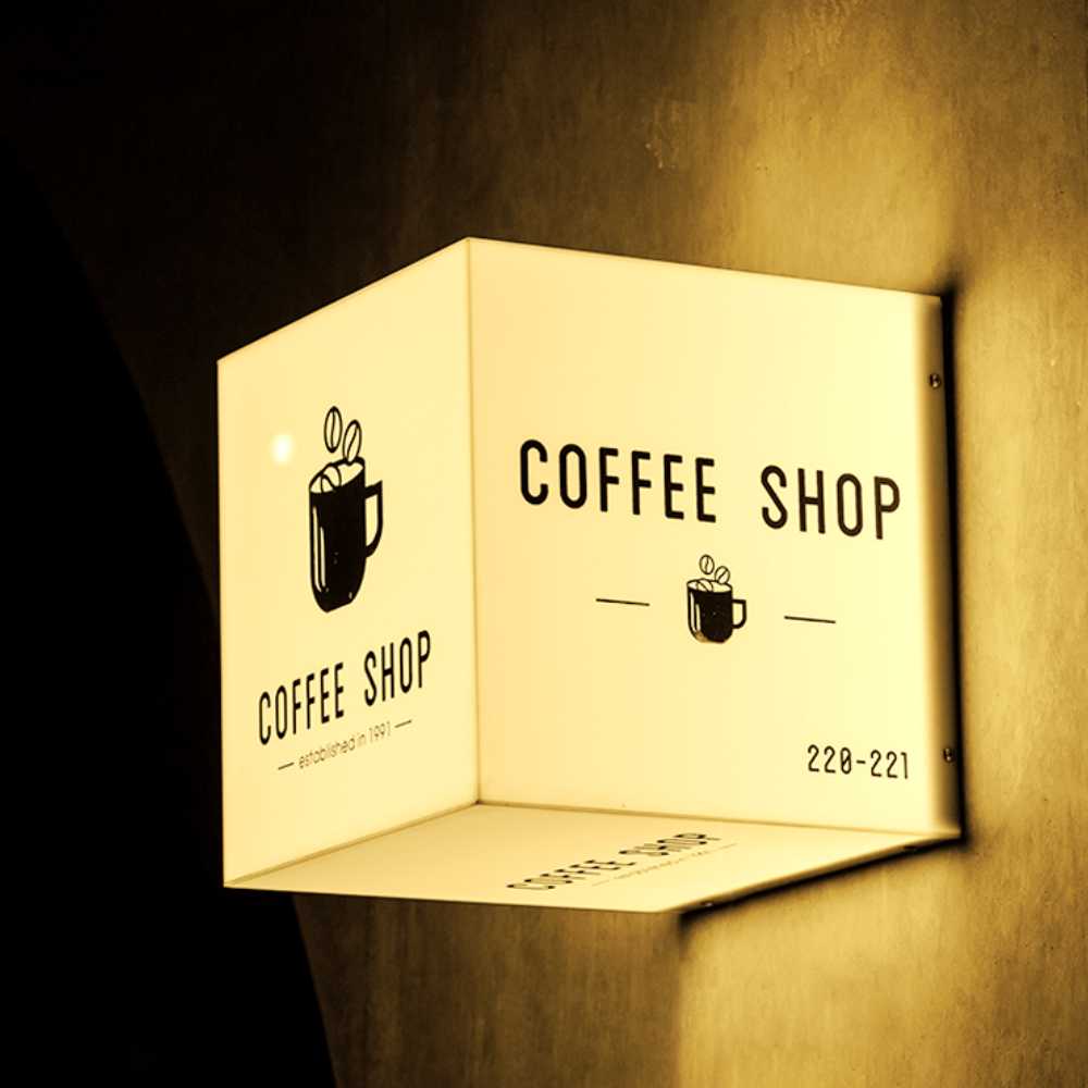 Lichtbak reclame - 1