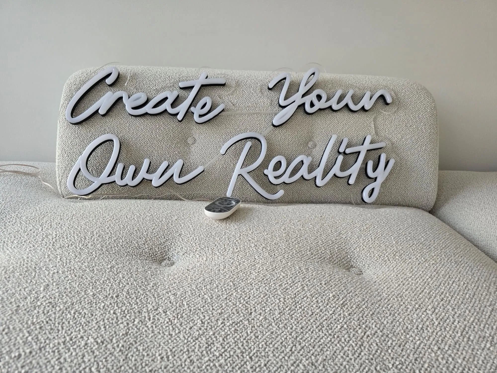 Neonbord "Create Your Own Reality _dutchneonsign