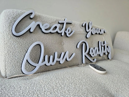 Neonbord Create Your Own Reality