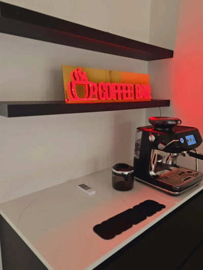 Coffee Bar neon sign - neon letters