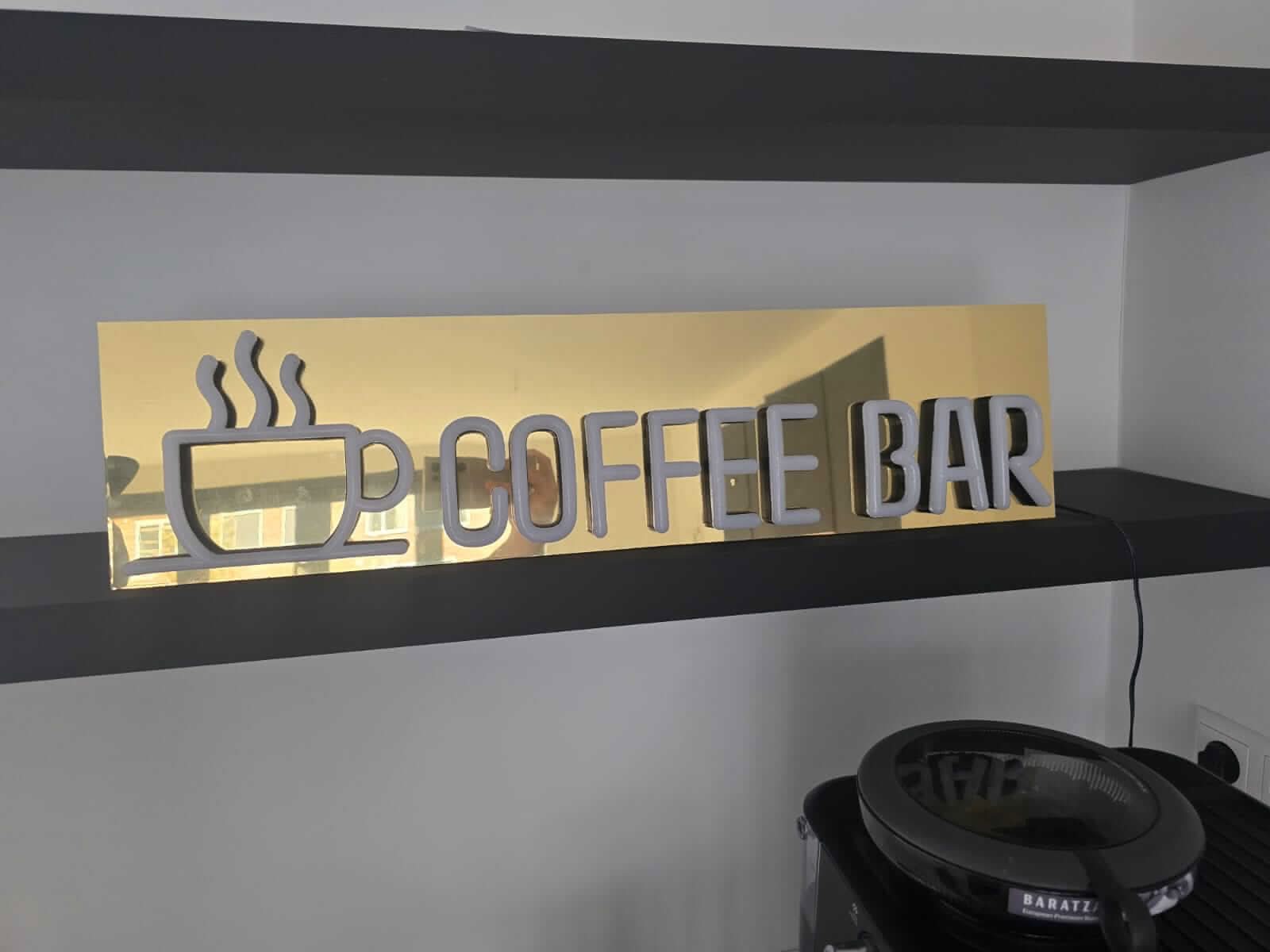Coffe Bar neon sign, good vibes neonbord, neonbord, neon letters, neon reclame, neonborden voor restaurant , neon sign, neon letters