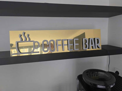 Coffe Bar neon sign, good vibes neonbord, neonbord, neon letters, neon reclame, neonborden voor restaurant , neon sign, neon letters