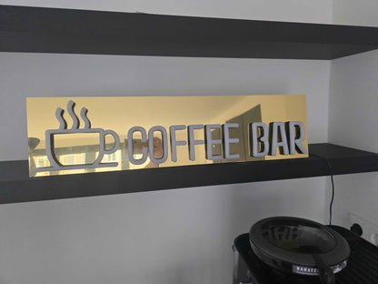 Coffe Bar neon sign, good vibes neonbord, neonbord, neon letters, neon reclame, neonborden voor restaurant , neon sign, neon letters
